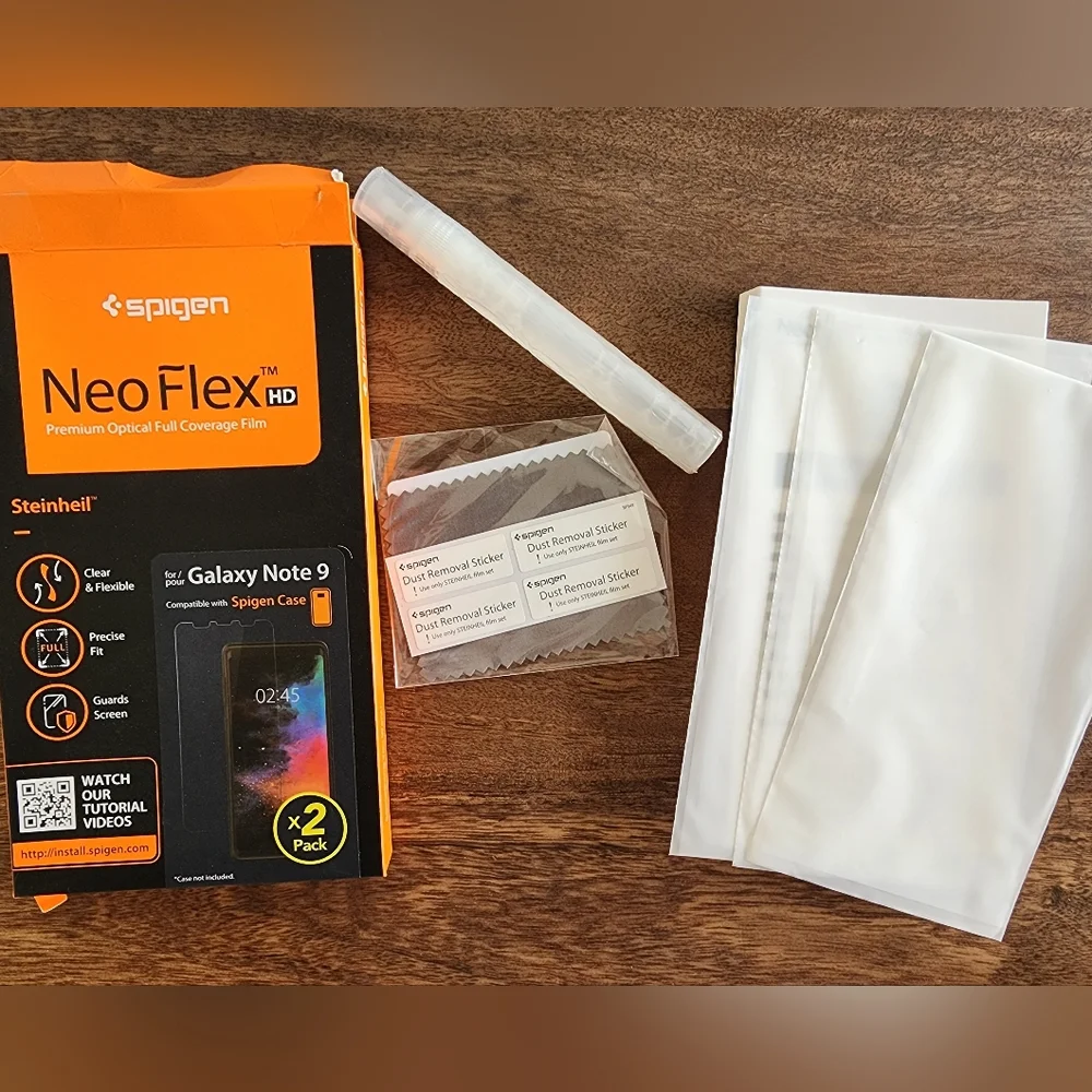 NeoFlex full coverage film for galaxy note 9 phone,protect,scratch resis. 3piece